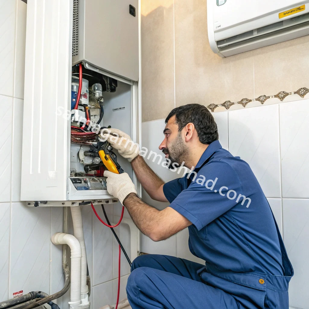 تیم سرما گرما مشهد خدمات سیار تعمیر پکیج دیواری ال جی با قیمت مناسب در مشهد سرافرازان