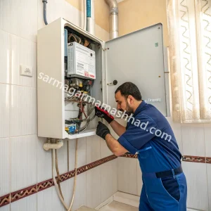 تیم سرما گرما مشهد خدمات سیار تعمیر پکیج دیواری ال‌جی با قیمت مناسب در مشهد الهیه